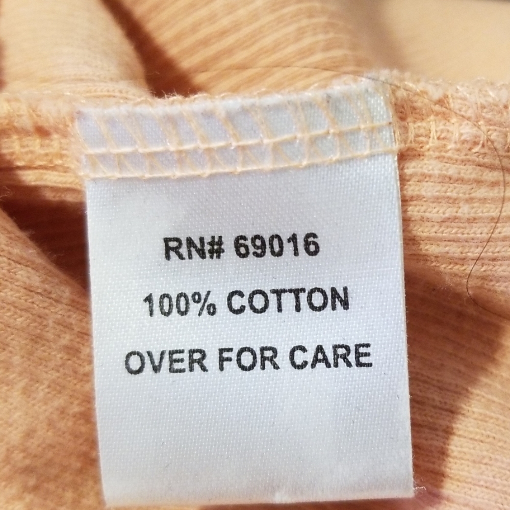 Relativity Peach Ribbed Tank Top - Picture 4 of 4